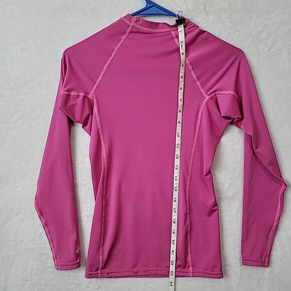 O'NEILL Surf Girls Long Sleeve Compression Shirt Stretch UPF 50+ Pink Size S - Picture 5 of 15